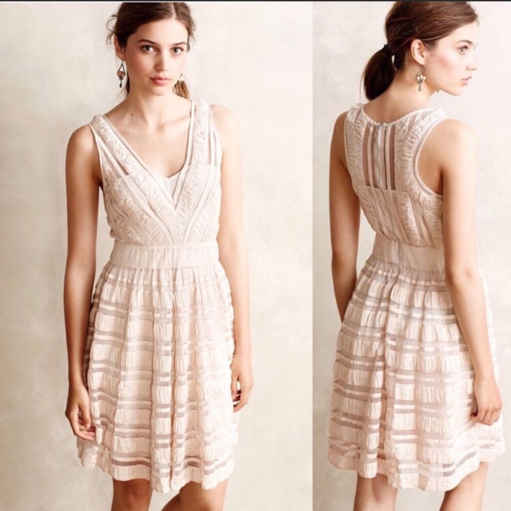 RARE - Anthro Yoana Baraschi Ruban Flared Dress